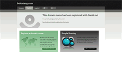 Desktop Screenshot of bolexiang.com